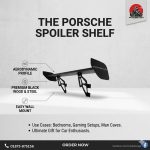 Porsche Spoiler Shelf – Premium Wall Shelf | Display Stand - Image 8